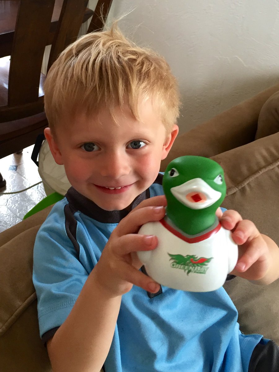 mattvandenavond's tweet photo. Part of the Phoenix flock. Received our Phoenix duck today. #uwgbalumni #uwgb #phoenix500 https://t.co/YmgeW0C8fZ