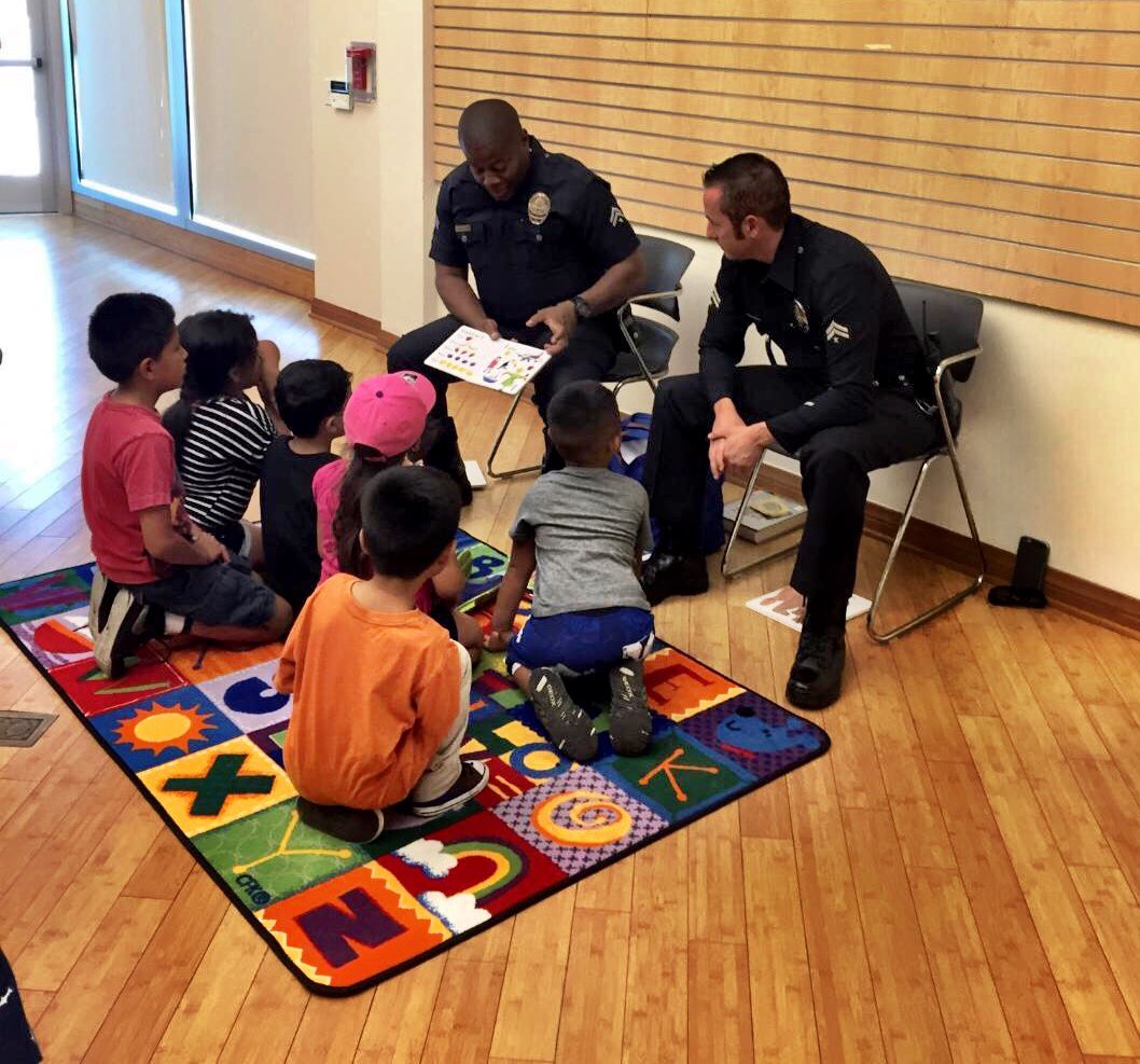 Another fun #ReadAlong at Exposition Park Library! Every Wednesday at noon, all summer long - free lunch included!