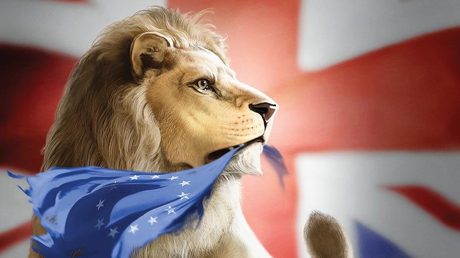 AB1ackSheep's tweet photo. @LondonLeave @obknit #LibertyLion https://t.co/fbguiVYi09