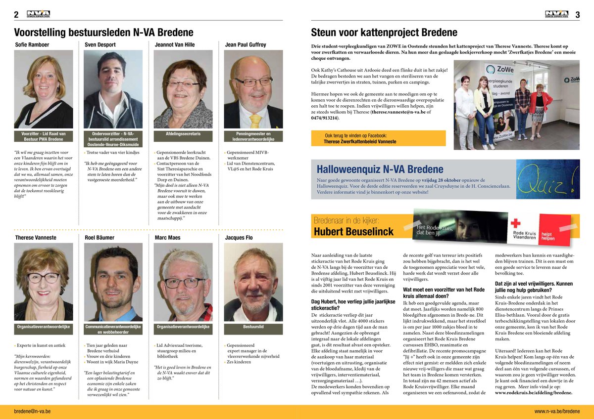 nvabredene's tweet photo. Vond je ons meest recente huis-aan-huis-blad ook al in je brievenbus? Zeker het lezen waard! #Bredene @de_NVA https://t.co/APkqCjrura