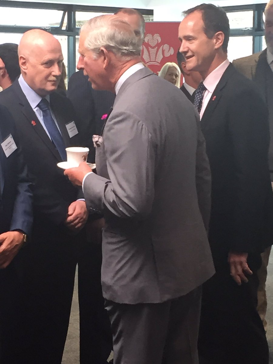 Proud to meet HRH prince Charles today.  The Princes Trust in scotland is our nominated charity of choice.