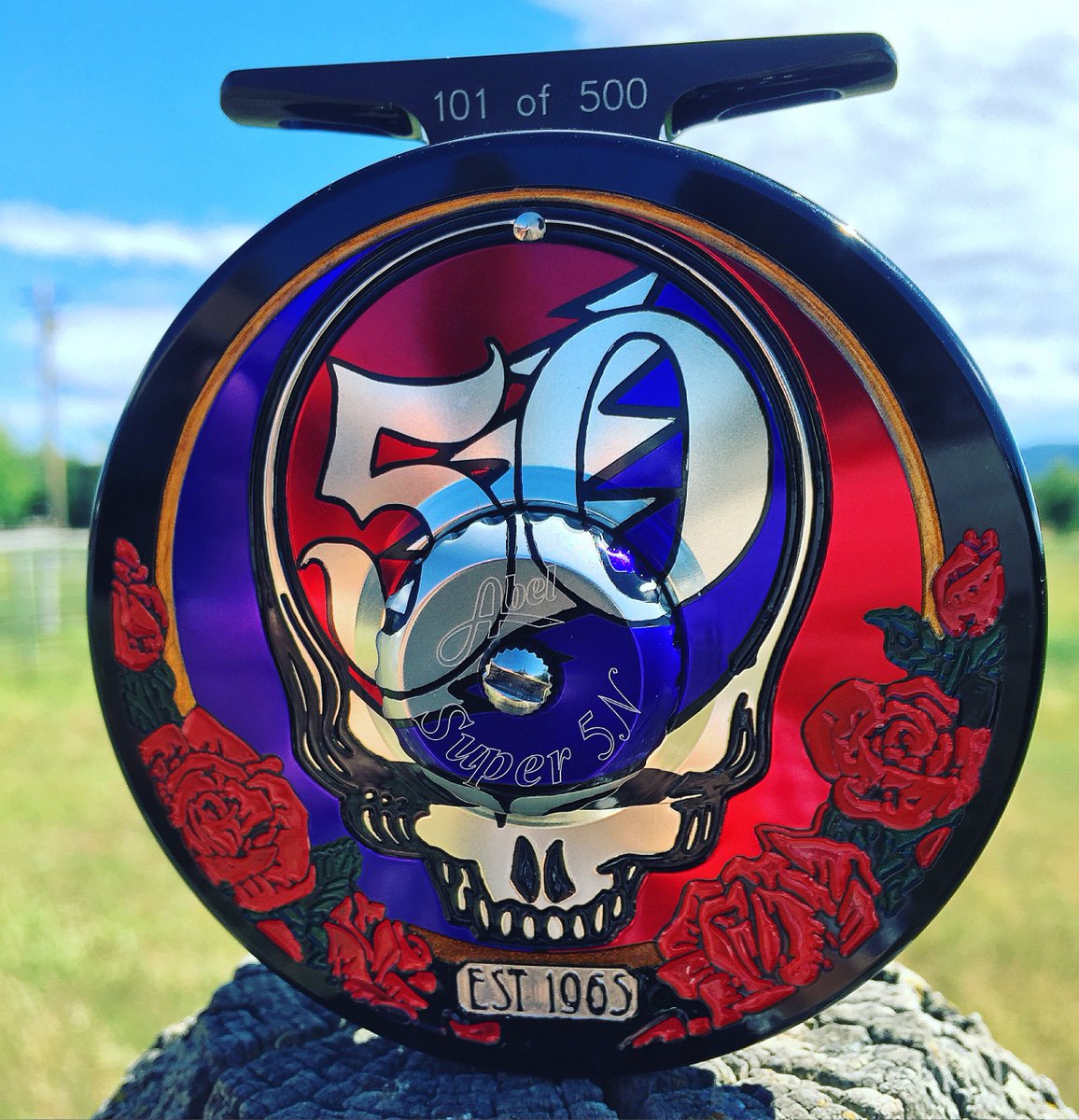 WorldCast Anglers (@worldcastgofish) on Twitter photo They have arrived! This <a href="/AbelFlyReel/">Abel Reels</a> <a href="/GratefulDead/">Grateful Dead</a> 50th Anniversary 5N is spoken for but we have more on the way! They have arrived! This <a href="/AbelFlyReel/">Abel Reels</a> <a href="/GratefulDead/">Grateful Dead</a> 50th Anniversary 5N is spoken for but we have more on the way!