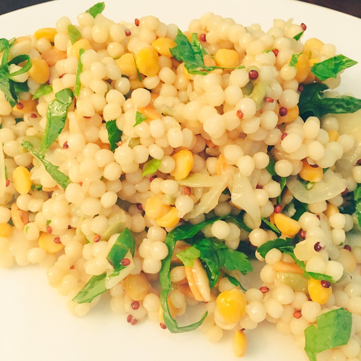 Determined Momma (@determinedwwmom) on Twitter photo 240 cals for this AMAZING side dish w/ all my favorite fresh herbs from <a href="/epicurious/">epicurious</a>: Couscous with Herbs and Lemon 240 cals for this AMAZING side dish w/ all my favorite fresh herbs from <a href="/epicurious/">epicurious</a>: Couscous with Herbs and Lemon