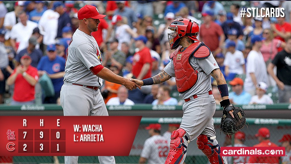 Cardinals's tweet image. RECAP: The #STLCards sweep the #Cubs. atmlb.com/28OesbJ