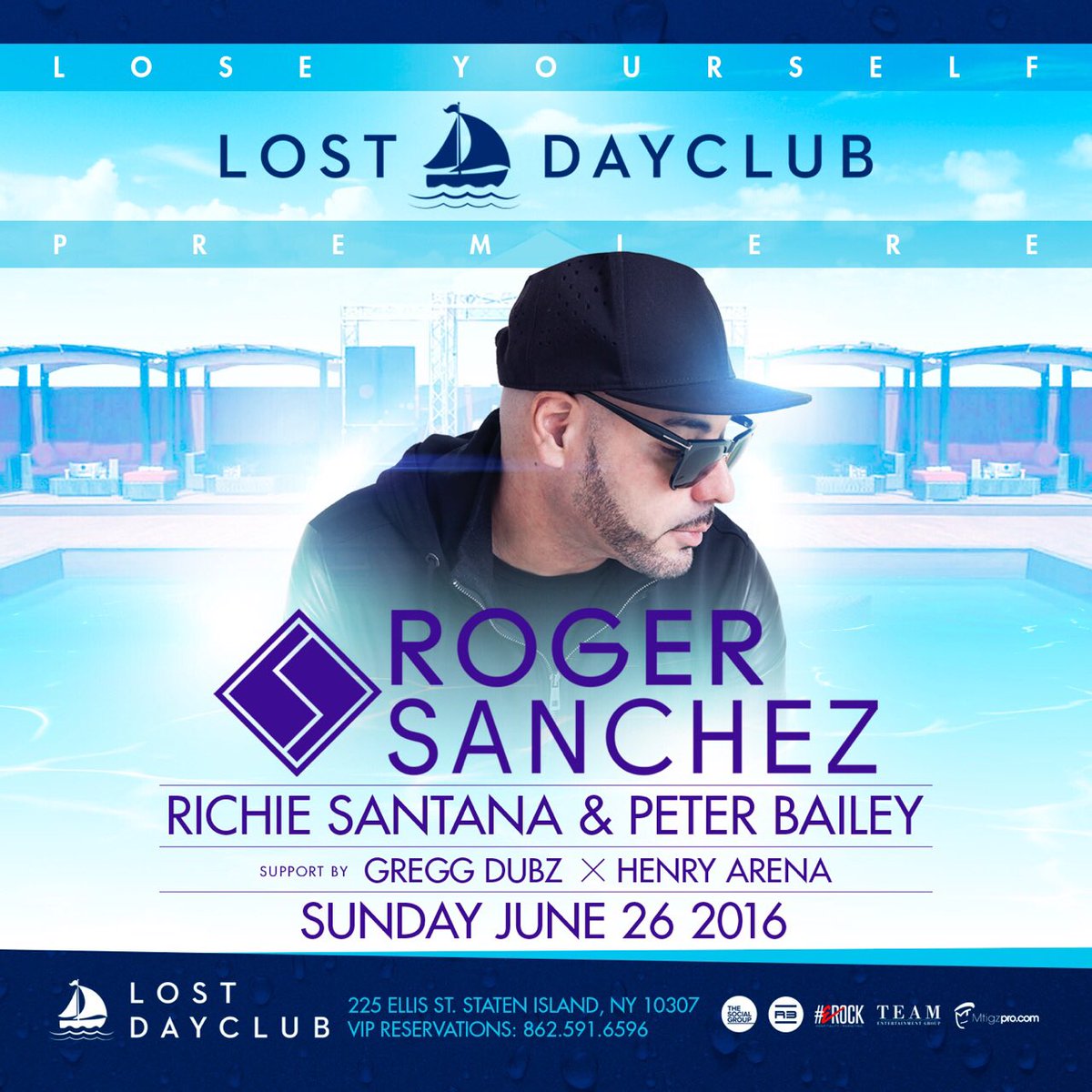 TeamEntGroup's tweet image. THIS SUNDAY!!!! Lost DayClub Bring You @djrogersanchez @DjRichieSantana @DjPeterBailey 💣💣 #BeatsAllDay #TixAvaliable