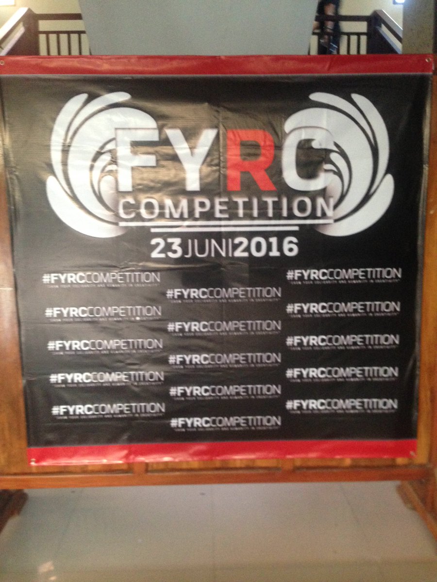 FYRC Competition diadakan hari ini(23/06) di SMA N 4 Denpasar..Semangat bagi peserta lomba..!