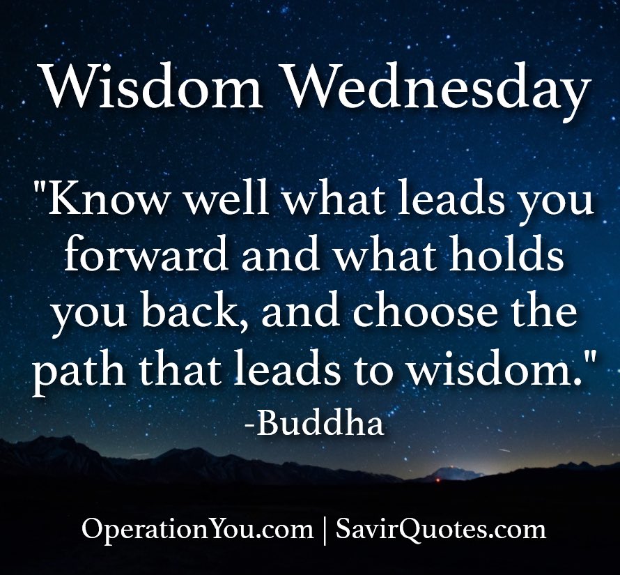 operationyou's tweet photo. Choose the path that leads to wisdom. #WisdomWednesday #Buddha https://t.co/YPTud9njvK