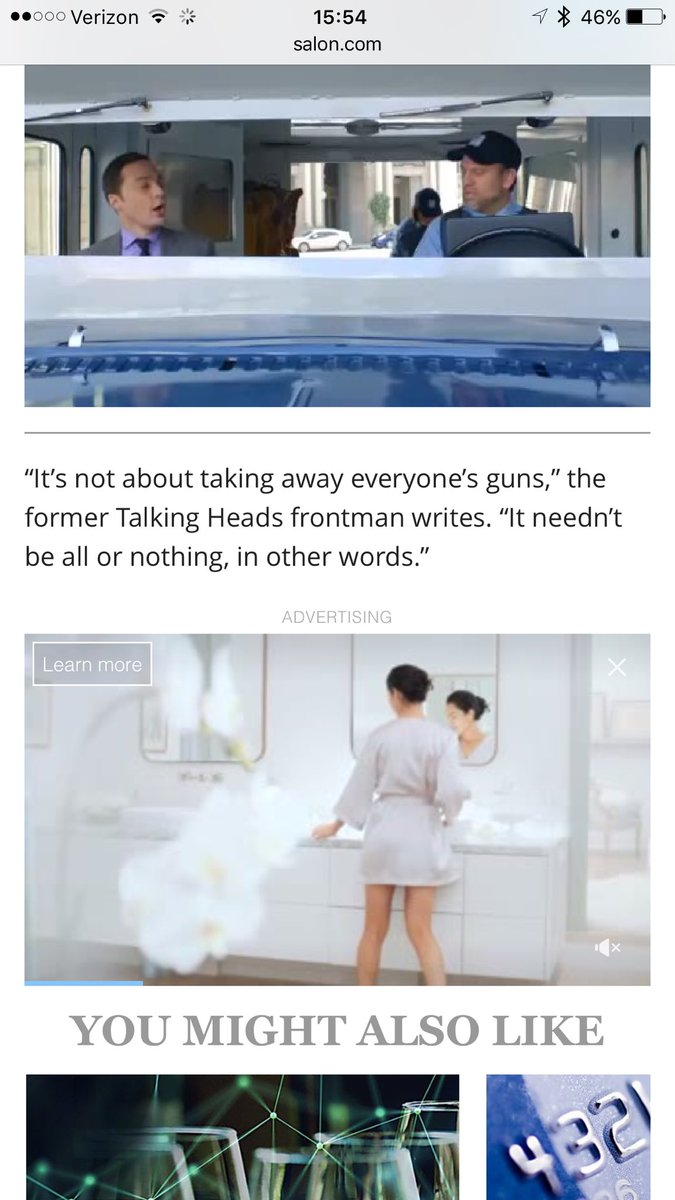 icebox500's tweet image. For the love of Mike it's no wonder we want #adblocking in the #contentwar @Salon rethink #mobile
