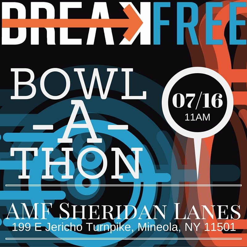 BreakFreeNY's tweet photo. what would you get up for? How does bowling sound? We'll see you and your team at 11AM on Saturday, July 16th! #bowl https://t.co/6C7n2cz080