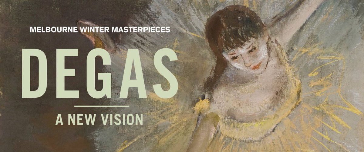 VicGovAu's tweet photo. Opens tomorrow: Degas: A New Vision, 24 Jun-18 Sep @NGVMelbourne #MFAH #WinterMasterpieces https://t.co/pEsyt4qHXe https://t.co/qEEmmK4azy