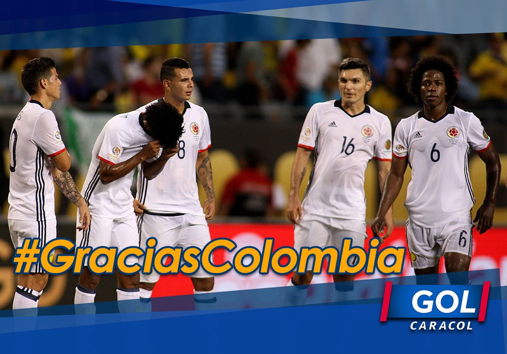 GolCaracol's tweet photo. En las buenas y en las malas; Son unos guerreros, lucharon hasta el final y estamos orgullosos 

¡#GraciasColombia! https://t.co/WrTuhH8yrN