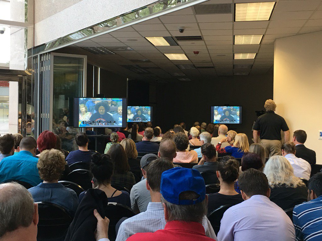 Amazing speech by Dr. <a href="/matrotz/">Maya Trotz</a> &amp; Dr.@Commander_Cero #USF about impacts on community &amp; environment if #TBX is passed