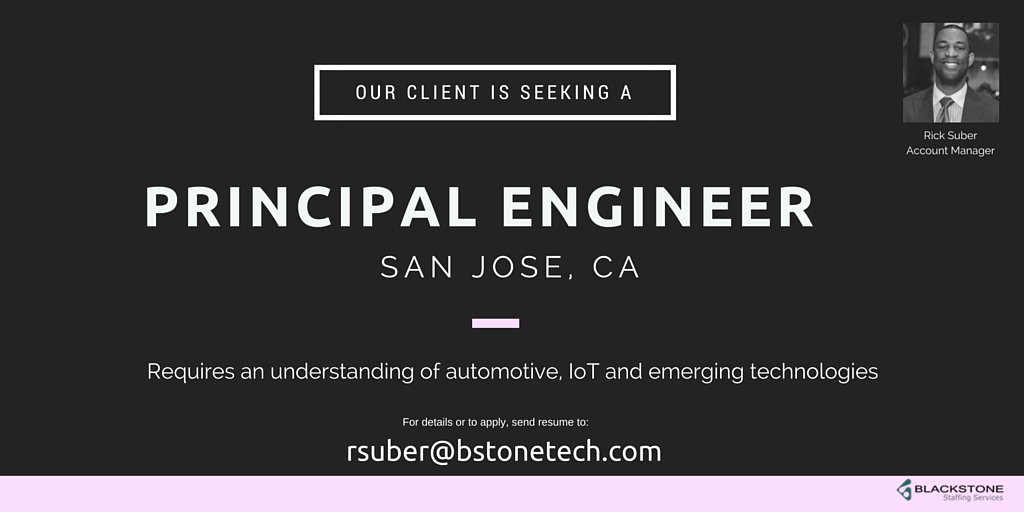 BStoneTalent's tweet photo. This #PrincipleEngineer in #SanJose position may be the perfect fit for you. #WorkwithBTG #Hiring #BstoneStaffing https://t.co/2lHuRQfx5x