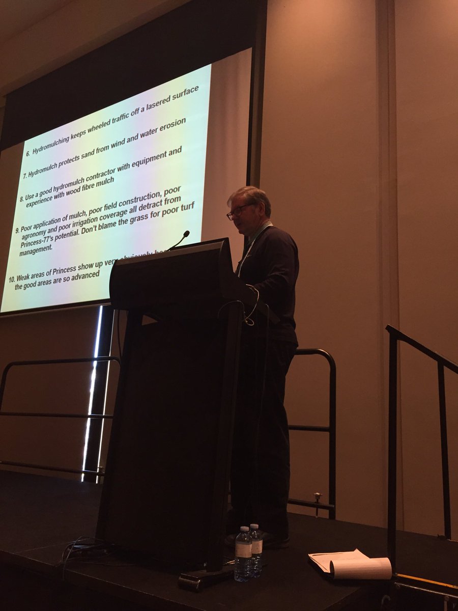 sta_australia's tweet photo. Day 2 of Sportsfield stream at Australian Turfgrass conference. Niall Martin of Knox City council and Dr Phil Ford https://t.co/6MSpdZMbFX