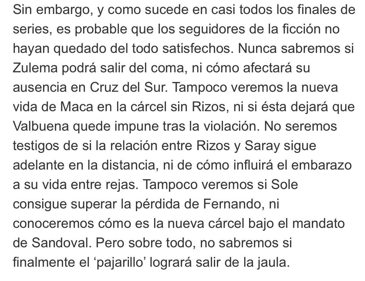 Guiller29204824's tweet photo. No no hemos quedado satisfechos, y no somos pocos. #Netflix terminar la serie como merece.

 #VisAVisFinal https://t.co/9FgcR9aX9N