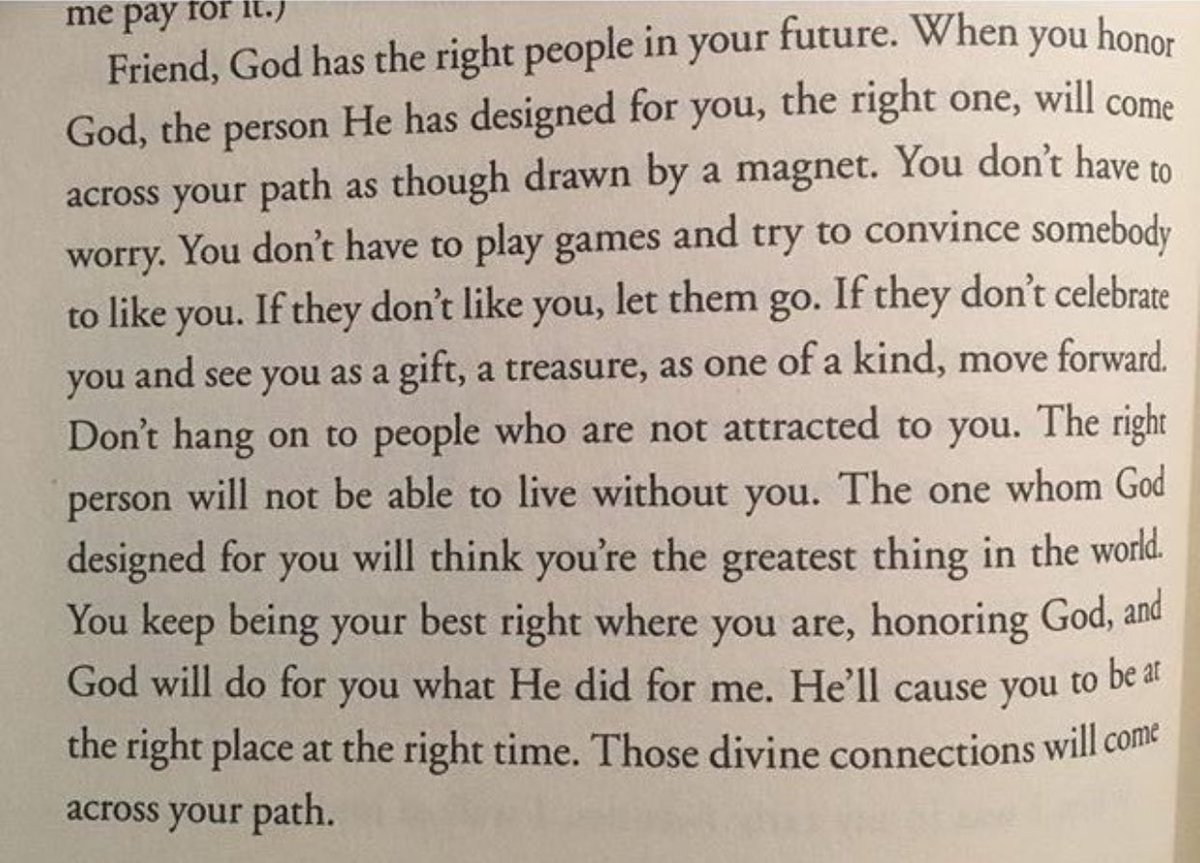 hannahmccall21's tweet photo. "The right person will not be able to live without you." https://t.co/C5o6XePhCG
