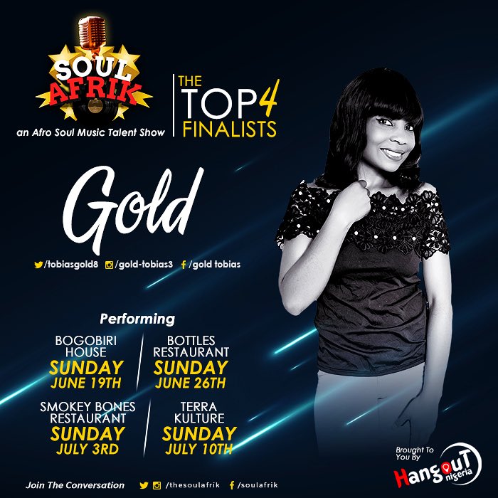 bossgtee1's tweet photo. "@2xTessy: Text SOUL 04 to 35818 to vote @goldtobias3. I.e SOUL "space" 04 to 35818 "Soul Afrik"
https://t.co/Q4BGihN9Gn"