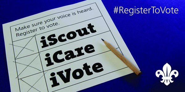 PembsScouts_'s tweet photo. Is something happening today? It doesn't matter who you vote for, just vote and have your say. https://t.co/RRxd9XDsKf