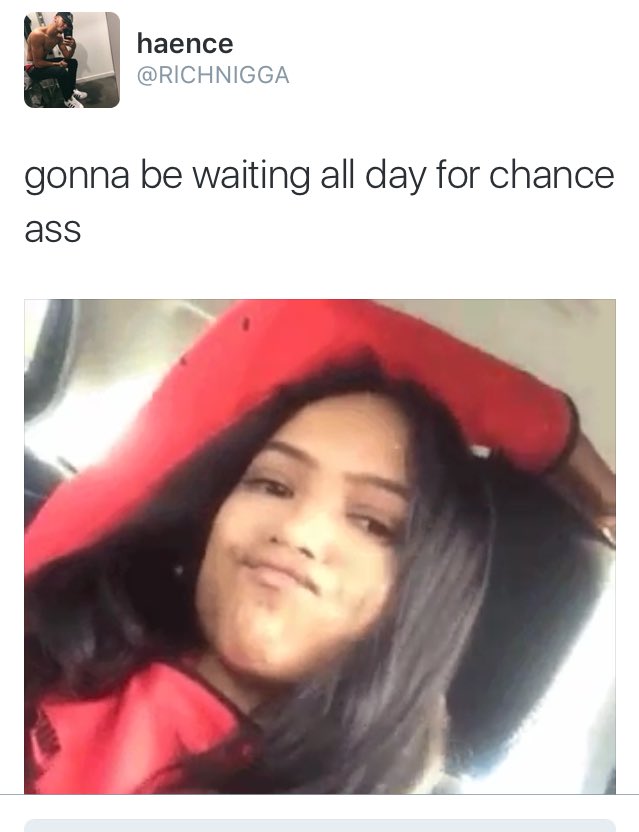 TMZXRP's tweet photo. NEW TEA: Does PW Hothead @RlCHNIGGA have a new boo? Sources says she's a mystery! But we think we have an hint? 🌚 https://t.co/k8rzoQwiJm