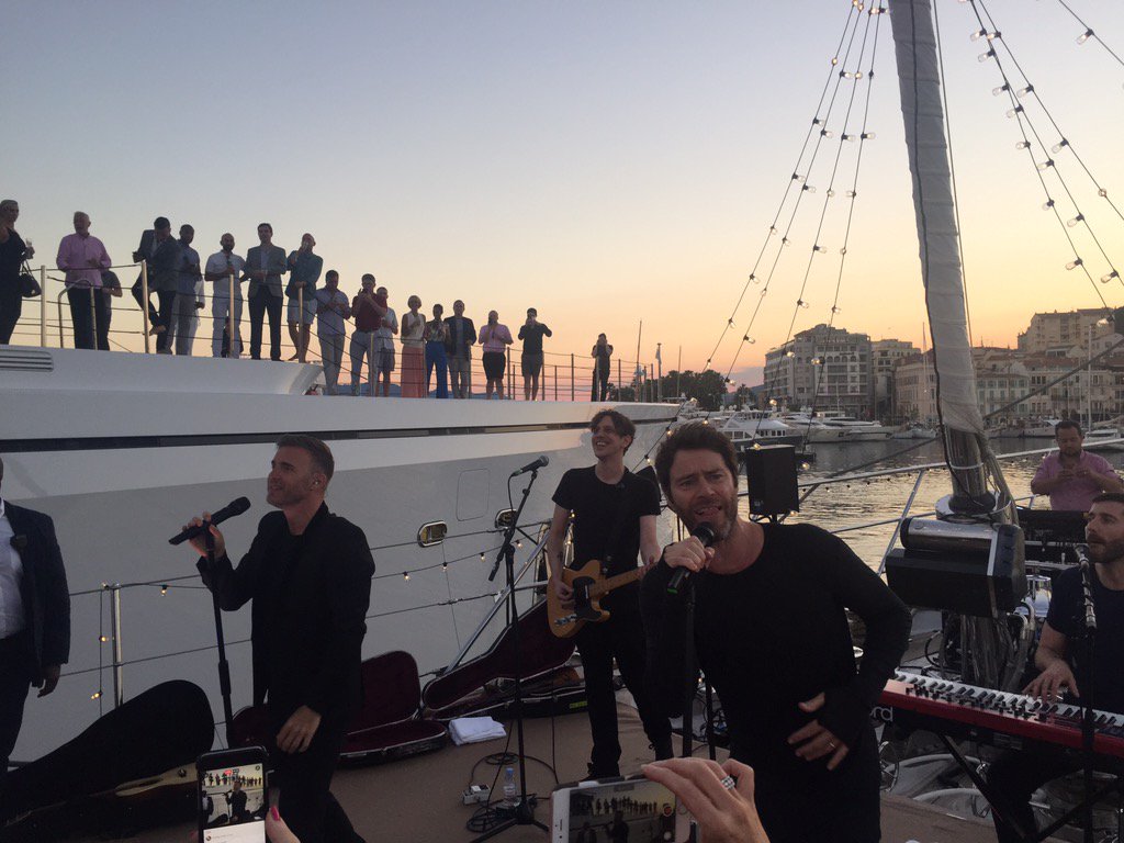 Thanks @thesundaytimes  @unrulyco for the best night m/ Cannes w/ @takethat @CannesLions2016 
#awesome @sarahfwood