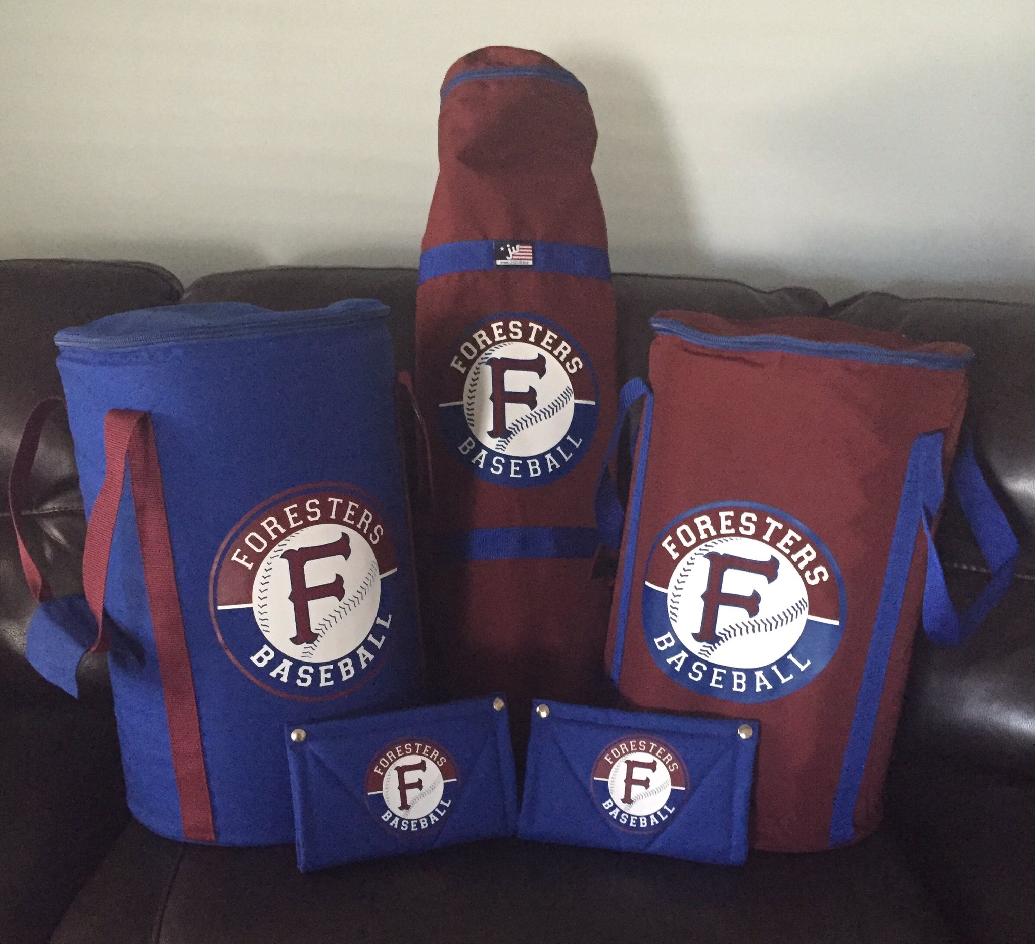 Custom baseball top ball bags