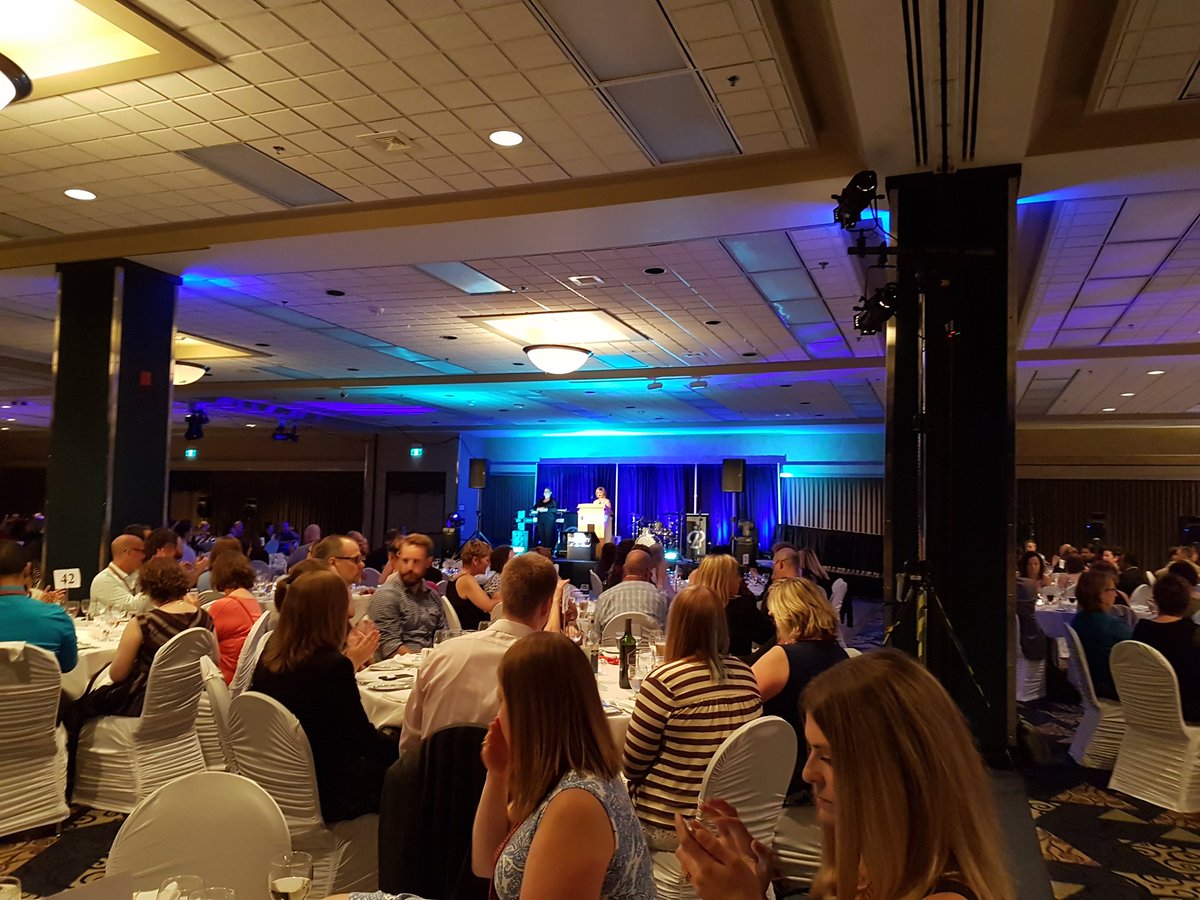 Here we goooooo!!!! Closing banquet of #cacuss16 where are you <a href="/CACUSSlanyard/">#CACUSS17 Lanyard</a> ?? #danceoff ??