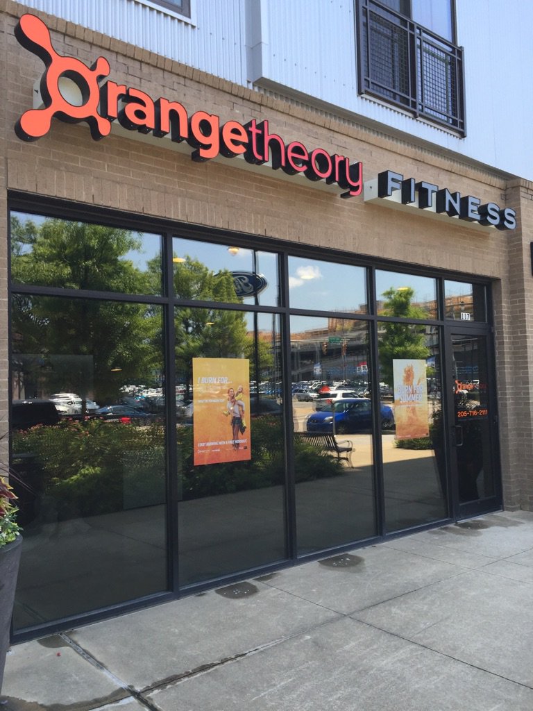 TintAlabama's tweet photo. @3MWindowFilmUSA install today at Orange Theory fitness in downtown Birmingham #alabamawindowsolutions https://t.co/VxQLHxZ4m7