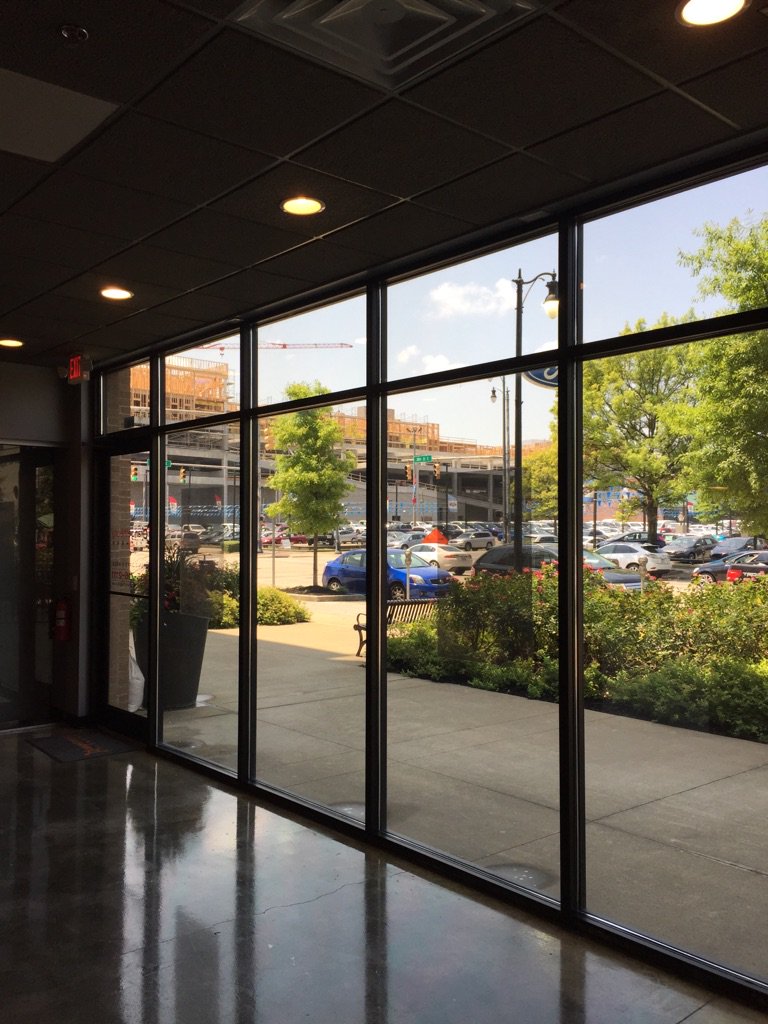 TintAlabama's tweet photo. @3MWindowFilmUSA install today at Orange Theory fitness in downtown Birmingham #alabamawindowsolutions https://t.co/VxQLHxZ4m7