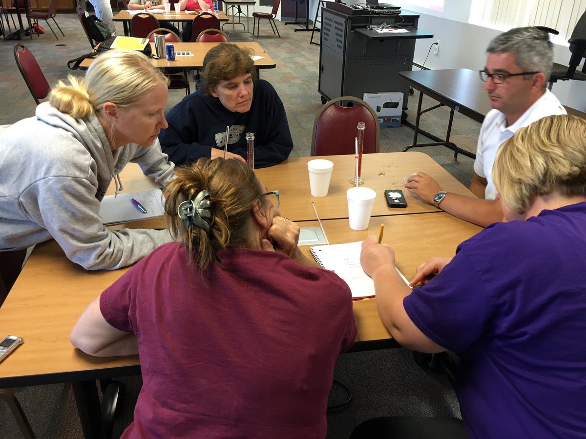 KimJWise's tweet photo. #SWH learning on the #iowascience standards. #NGSS #GHAEA https://t.co/mDkLg84nEL