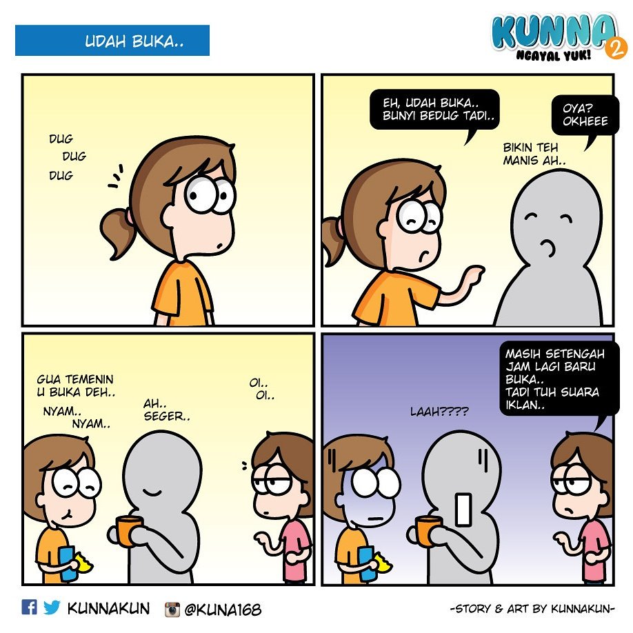 Udah buka? #komik #komikunna #komikstrip #bukapuasa #komikinajah #komikindonesia