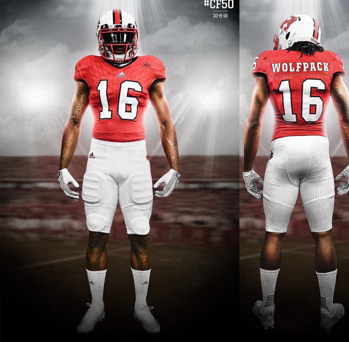 PackPride's tweet photo. Here's another look at the #CF50 uniforms and helmet for @PackFootball https://t.co/mr4tCfBgmO