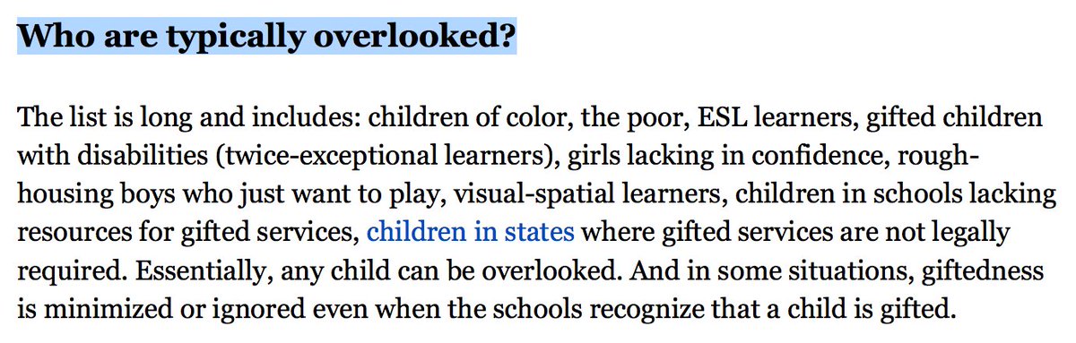 jackiegerstein's tweet photo. Intelligence denied: When gifted children's abilities are ignored  https://t.co/I97KLE0h3i   #gifteded https://t.co/dWjuO9ioGu
