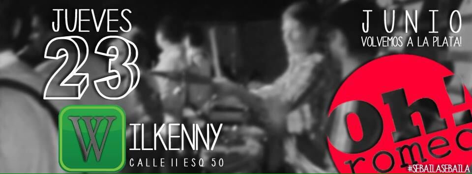 OhRomeoarg's tweet photo. Mañana Jueves 23 Los esperamos en Wilkenny (11 Esq 50) poniendo asistir al evento de FB ingreso free+cons. h/2:30 hs https://t.co/OFJexmQeTq