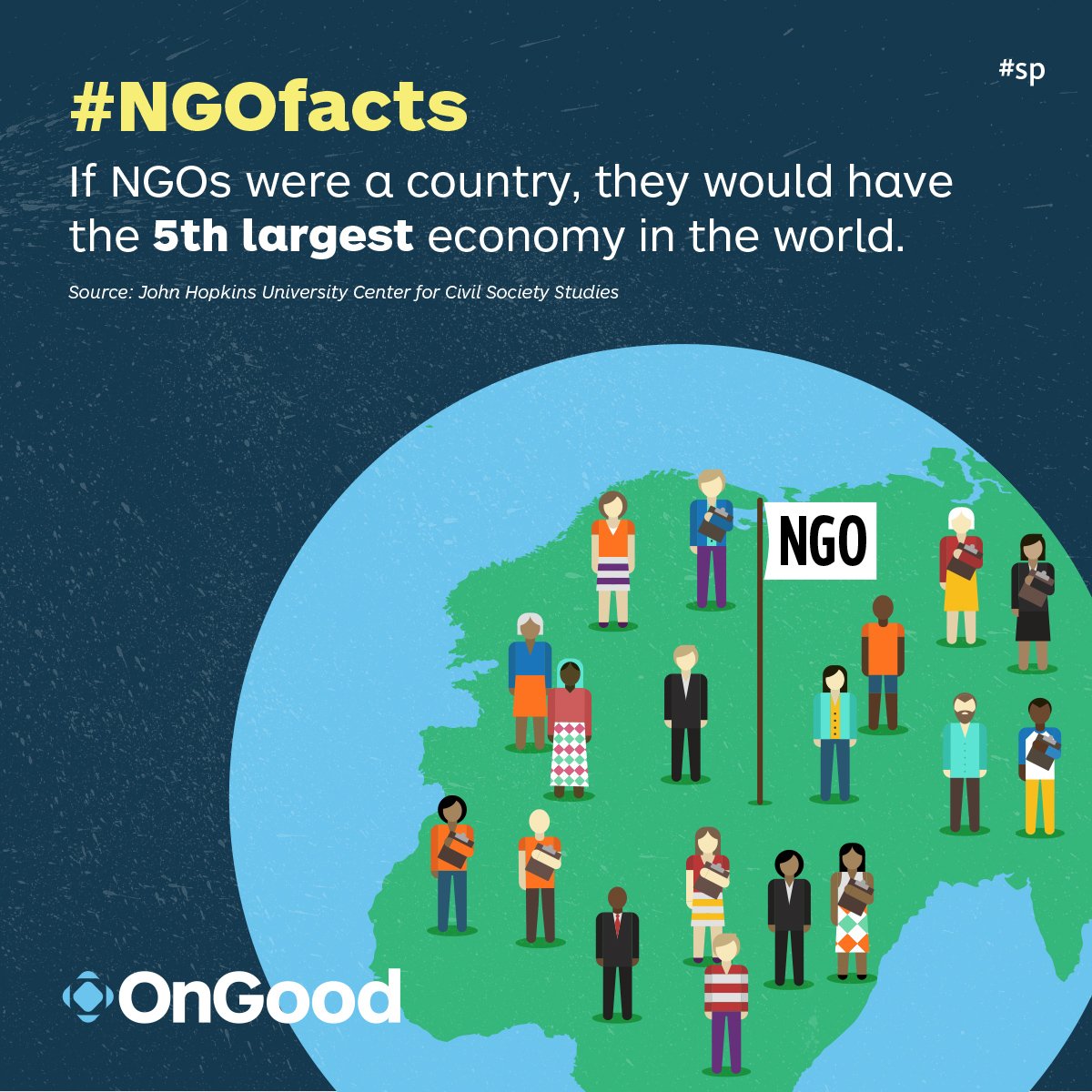 nonprofitorgs's tweet image. #NGOfacts If NGOs were a country, they would have the 5th largest economy in the world: buff.ly/1PoG7u1
