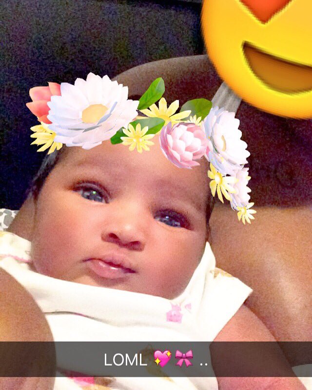 Dynhzmatters's tweet photo. This Wednesday &amp; ever other Wednesday go to you my girl 😚😘💞🎀 .. Y'all meet PrincessWynter 😍👶🏽 , https://t.co/qW17AXH0iv