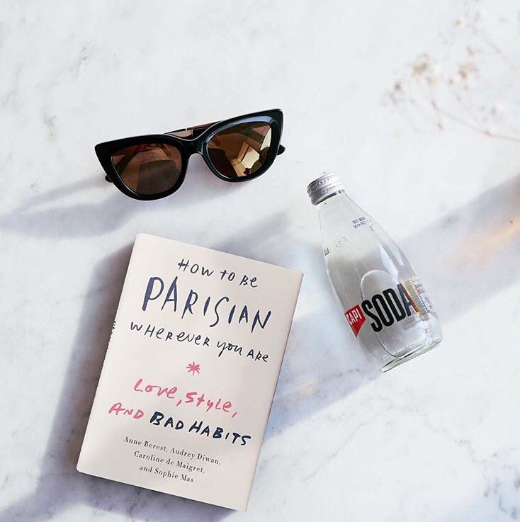 twopaperpen's tweet photo. Feeling inspired with 'How to be Parisian' 
📓➕🍾➕🕶 #twopaperpen #doubledaybooks #capisparkling #sundaysomewhere https://t.co/1dDswt5tNt