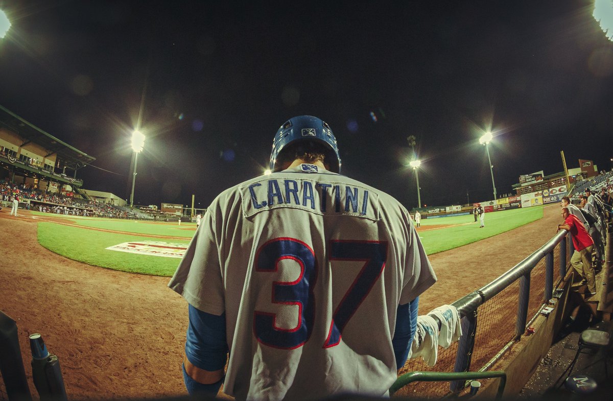 kaotate's tweet photo. @smokiesbaseball catcher @VictorCaratini last night at the Southern League All-Star game at Trustmark Park. https://t.co/Ch2tQl9uDI