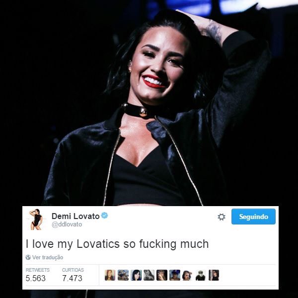 MundoDemetria's tweet photo. "Eu amo os meus Lovatics pra caralho" - Demi Lovato via Twitter.

TBM TE AMAMOS ❤️RAINHA❤️ https://t.co/OTeGYtVe2K