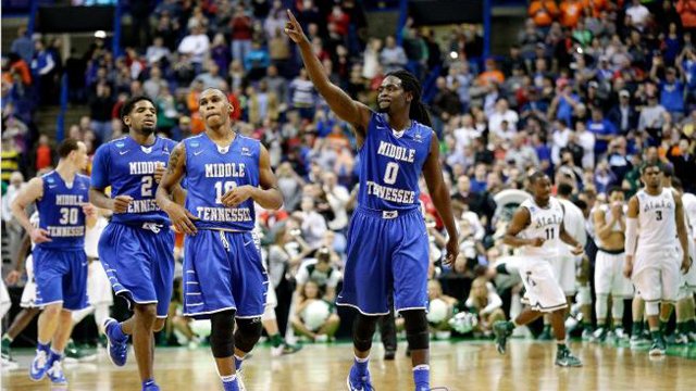 WKRN's tweet photo. LET'S GO BLUE RAIDERS: MTSU nominated for ESPY Award for ‘Best Upset:’ https://t.co/6Dt5iIqDjb https://t.co/6fotlxa3QL