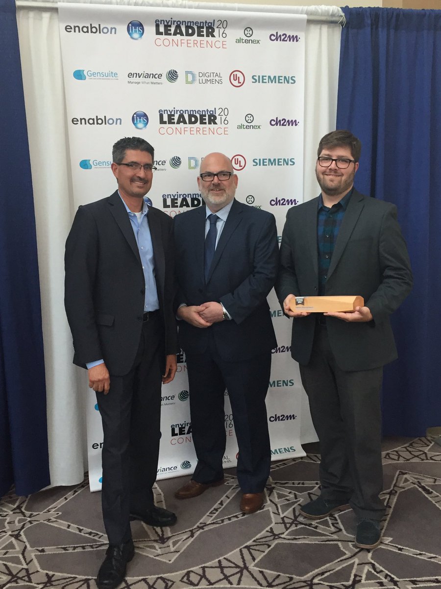 Inspired by all the innovation at @ELDaily's Environmental Leader Product &amp; Project Awards