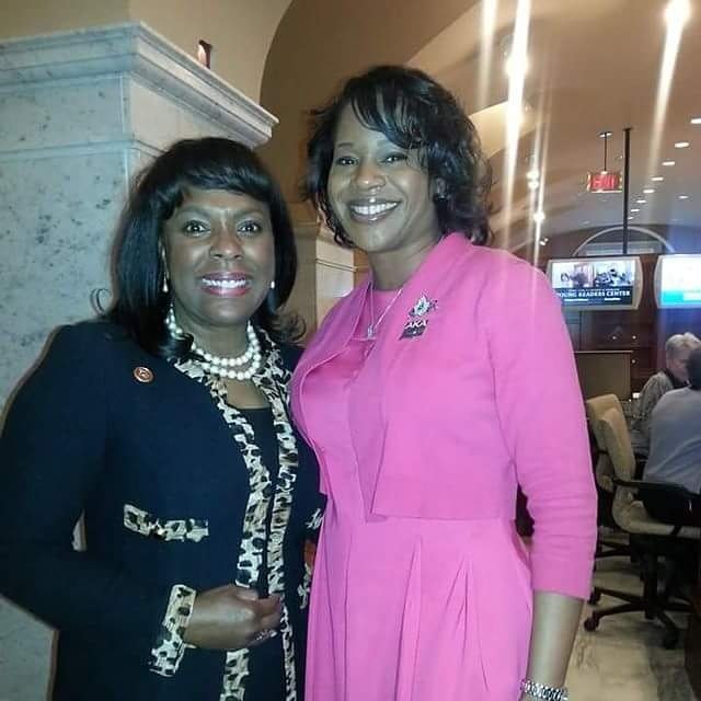 MadisonDonovan's tweet photo. SO PROUD !! My Soror, Cong. @RepTerriSewell (D-AL) #holdthefloor #HistoryMade6222016 #helpendgunviolence https://t.co/BLz0nC2h9i