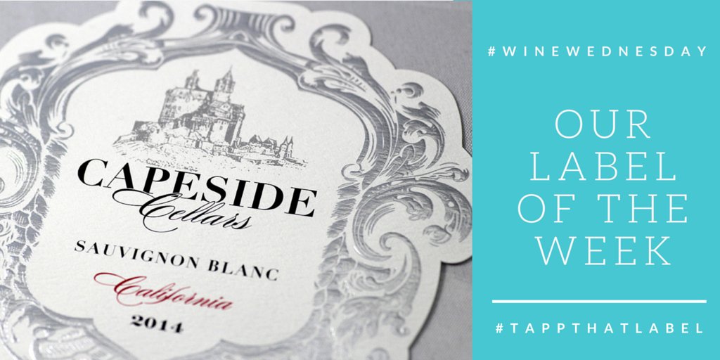 TappLabel's tweet image. @PreceptWine Proud to be your partner! #WineWednesday 
#tappthatlabel