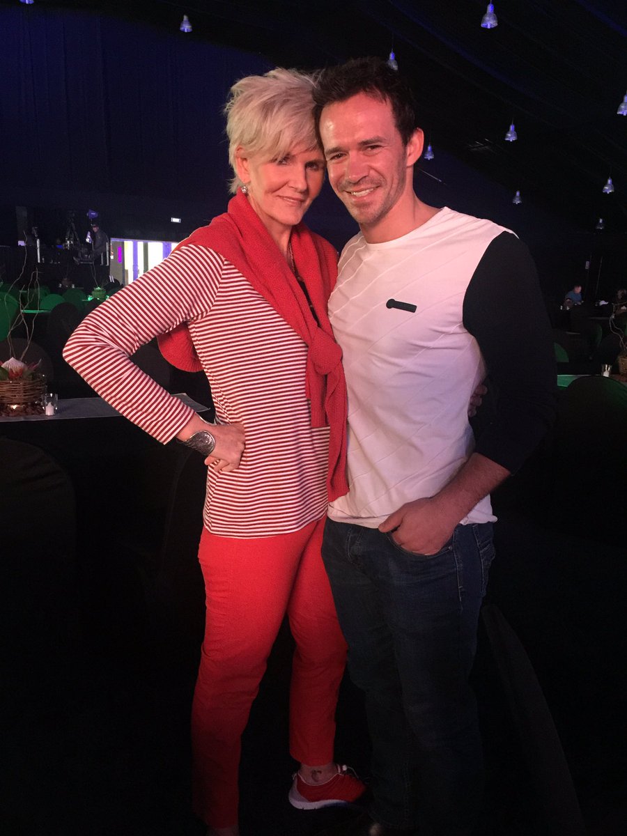 PJPowers1's tweet image. Excited to see @derickhougaard at rehearsals for tonight, @SA_SHOF