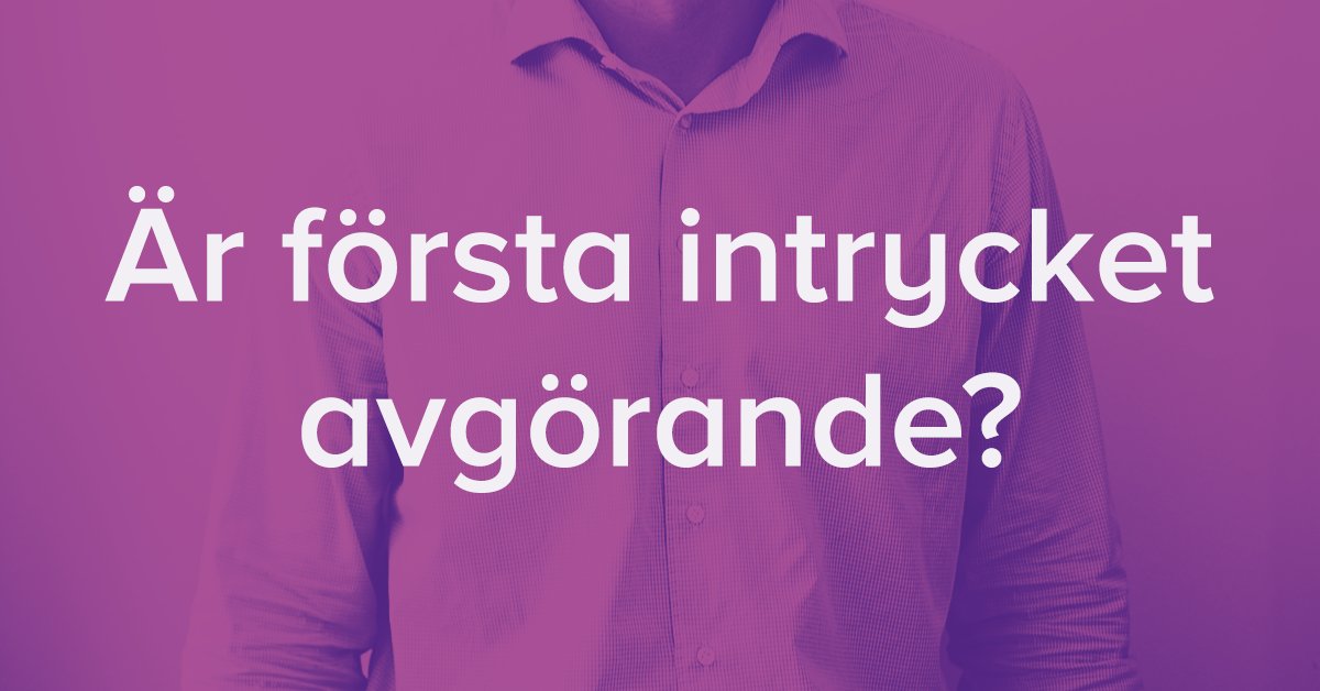 hubbrgroup's tweet photo. Är första intrycket verkligen avgörande för om du kommer att få jobbet eller inte? https://t.co/apGl8xfBtw #nyttjobb https://t.co/Bnf9URetZt