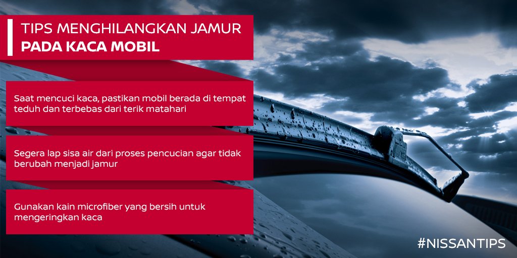 RT <a href="/NissanID/">NISSAN Indonesia</a>: NISSAN Lovers, yuk cek tips berikut ini untuk menghilangkan jamur pada kaca mobil Anda
#NISSANTIPS