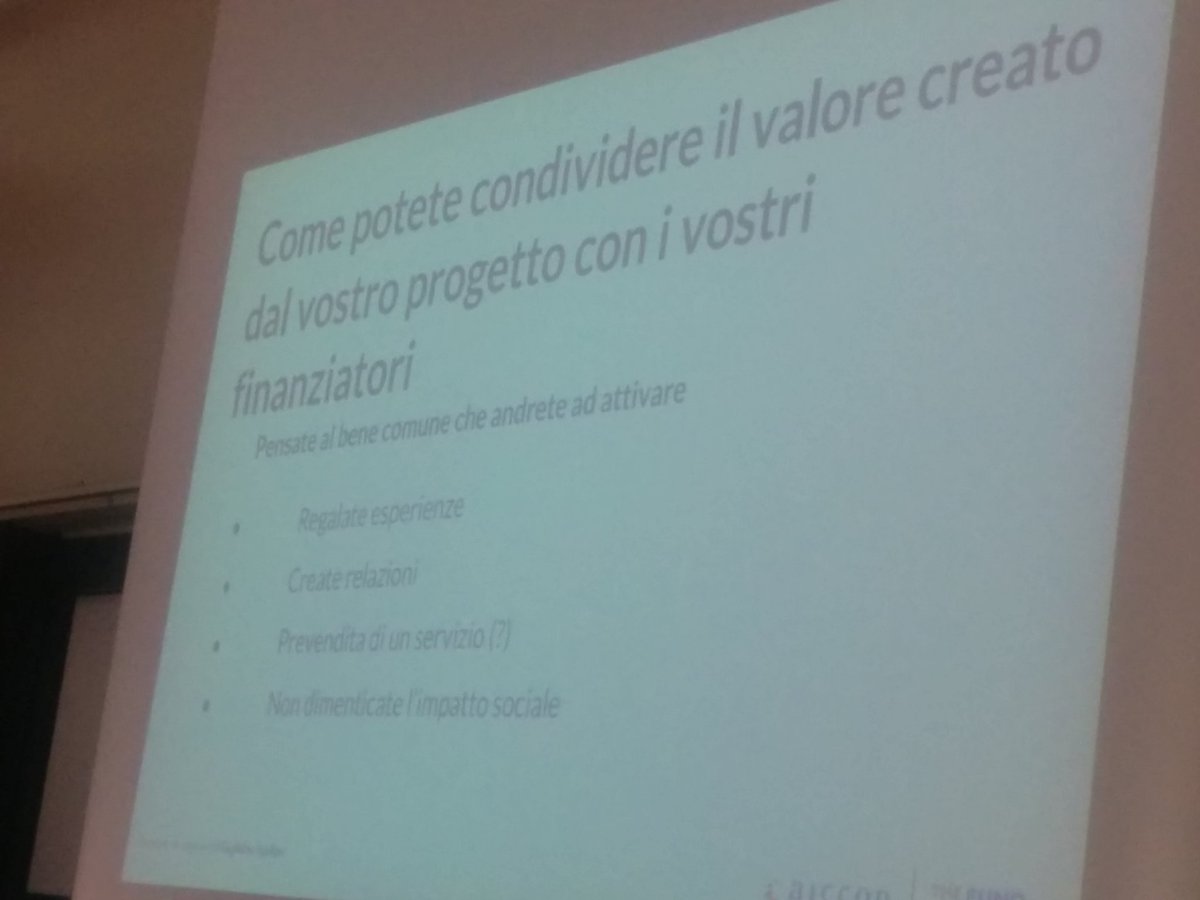 Editormanque's tweet photo. Il #crowdfunding è (anche e soprattutto) condivisione del valore.. #sharedvalue e quindi inevitabilmente.. #impatto https://t.co/uRFyafqUkj