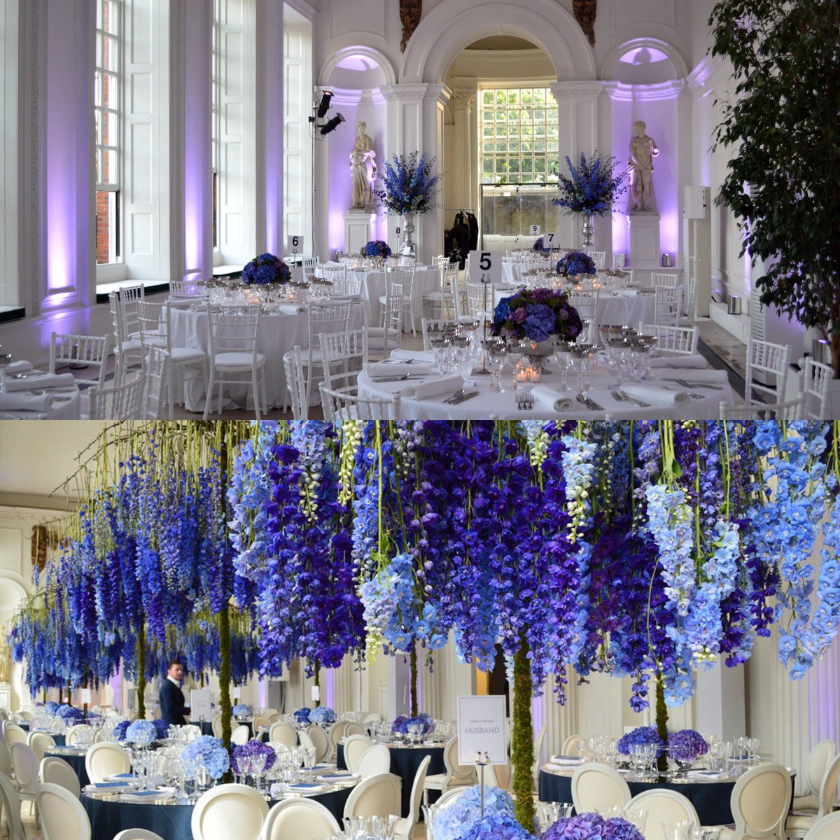 HRP_Events's tweet photo. Feeling blue this Thursday? @NatashaEnnals fav hues of cobalt, indigo & teal! #ColourfulEvent #KensingtonPalace https://t.co/JcUcr2reOE