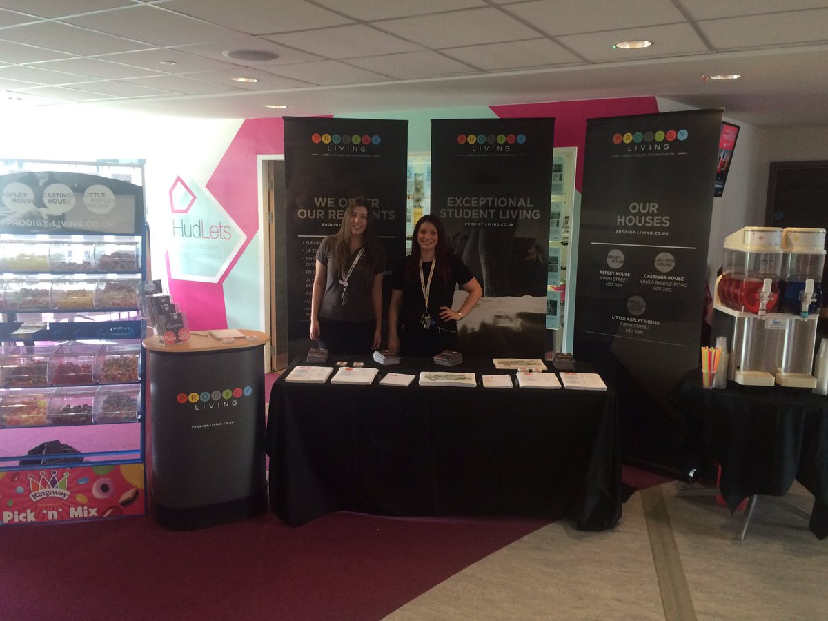 Are you at the <a href="/HuddersfieldUni/">University of Huddersfield</a>  open day? Check out Prodigy Living in the Students Union #AspleyHouse #HudOpenDay 😎