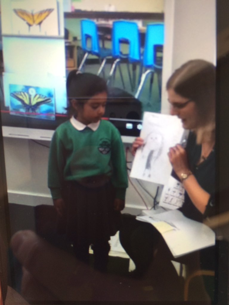 SurreySqSchool's tweet photo. Critique session on M's 1st Draft with the class. Look @ the 2nd Draft! #Amazing #critique #ArtDay2016 #She's_4! https://t.co/ijM6124kbA