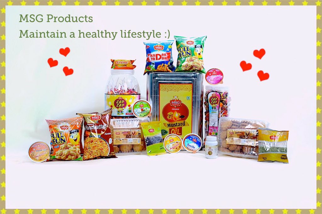 Gurmeetramrahim's tweet photo. Maintain a healthy lifestyle with #MSGproducts4U presented by @MSGAllTrading. Quality assured! https://t.co/Ng3OvjXc5E